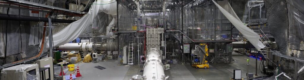 Japonský detektor gravitačních vln KAGRA. Zdroj: https://gwcenter.icrr.u-tokyo.ac.jp/