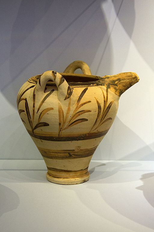 Florální styl, 1500-1450 před n. l. Archeologické muzeum v Irakliu (Herkleonu). Kredit: Zde, Wikimedia Commons.