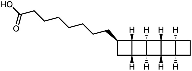 Kyselina laderranová. Kredit: Science. https://www.science.org/content/blog-post/these-are-real-compounds