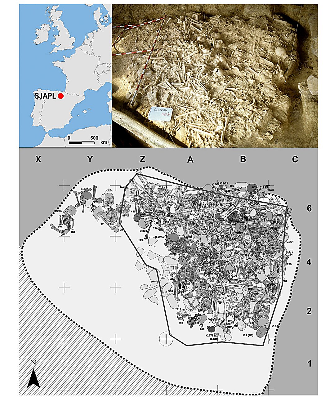 Tady se válčilo. Kredit: Fernández?Crespo et al. (2023), Scientific Reports.