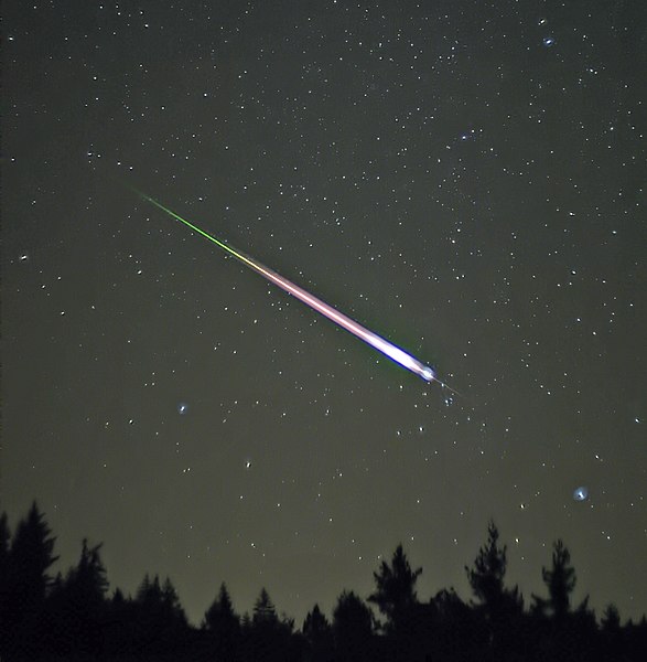 Meteor. Kredit: Navicore / Wikimedia Commons