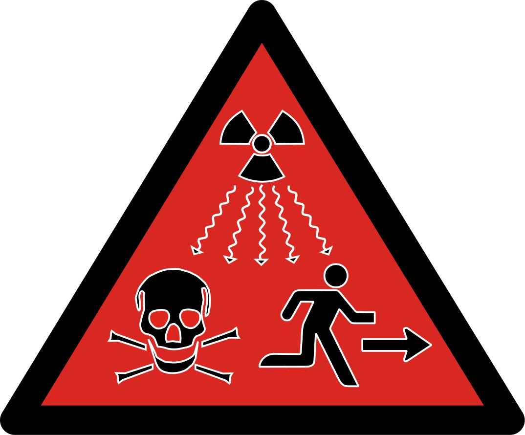 Mezinárodní symbol ionizujícího záření schválený Mezinárodní agenturou pro atomovou energii. Kredit: IAEA.