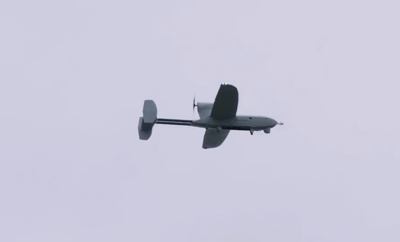 Dron LUNA NG jako bombardér. Kredit: Rheinmetall.