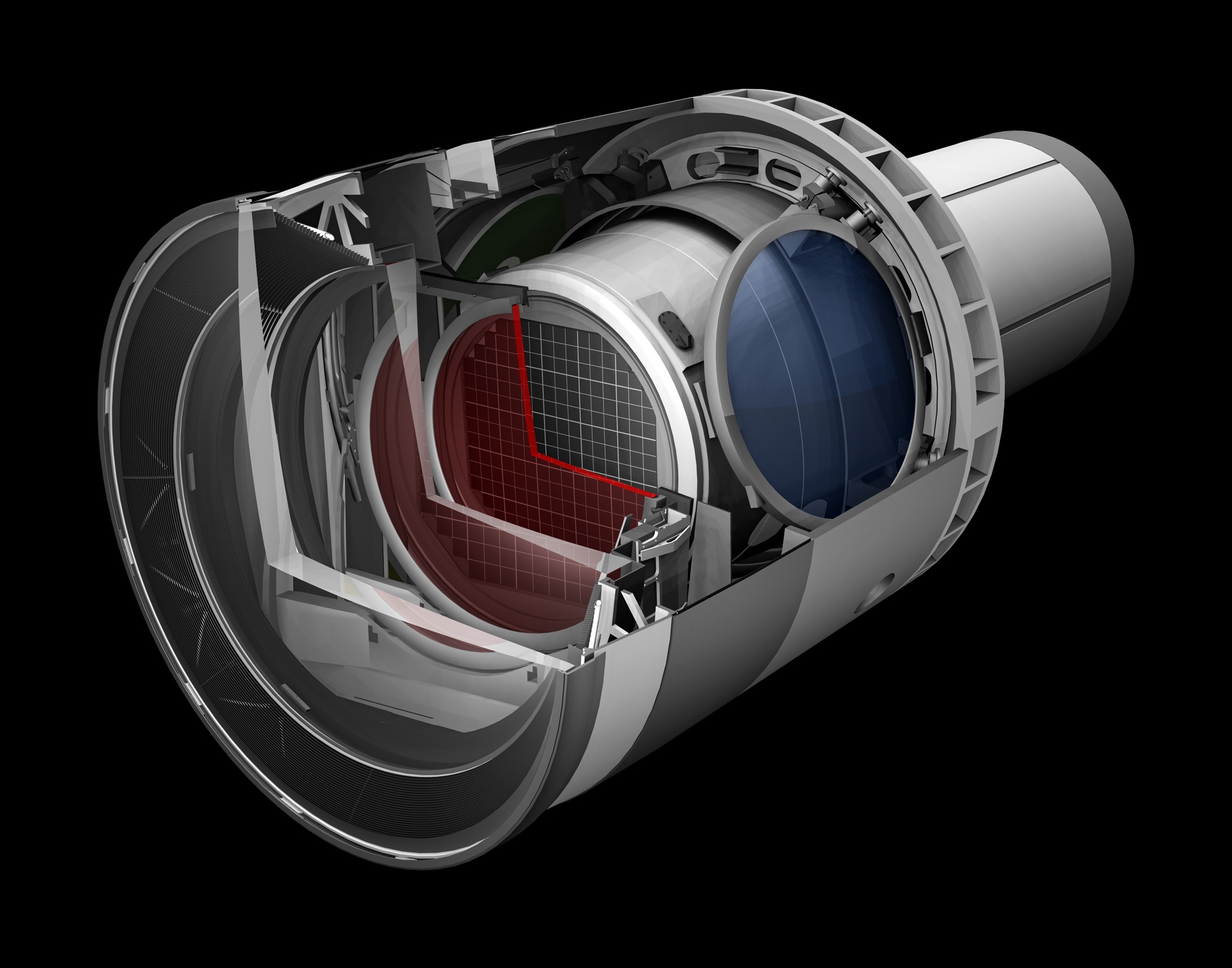 NejvÄ›tĹˇĂ­ navrĹľenĂˇ kamera v dÄ›jinĂˇch (nejen) astronomie.  Kredit: SLAC National Accelerator Laboratory