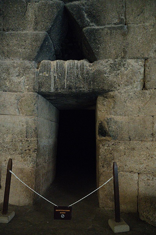 Vchod do pohřební komory. Kredit: Zde, Wikimedia Commons.