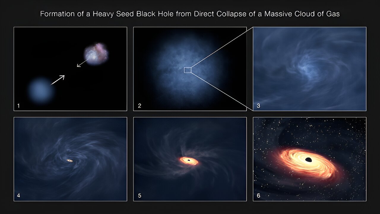 Scénář Heavy Seed. Kredit: NASA/STScI/Leah Hustak.