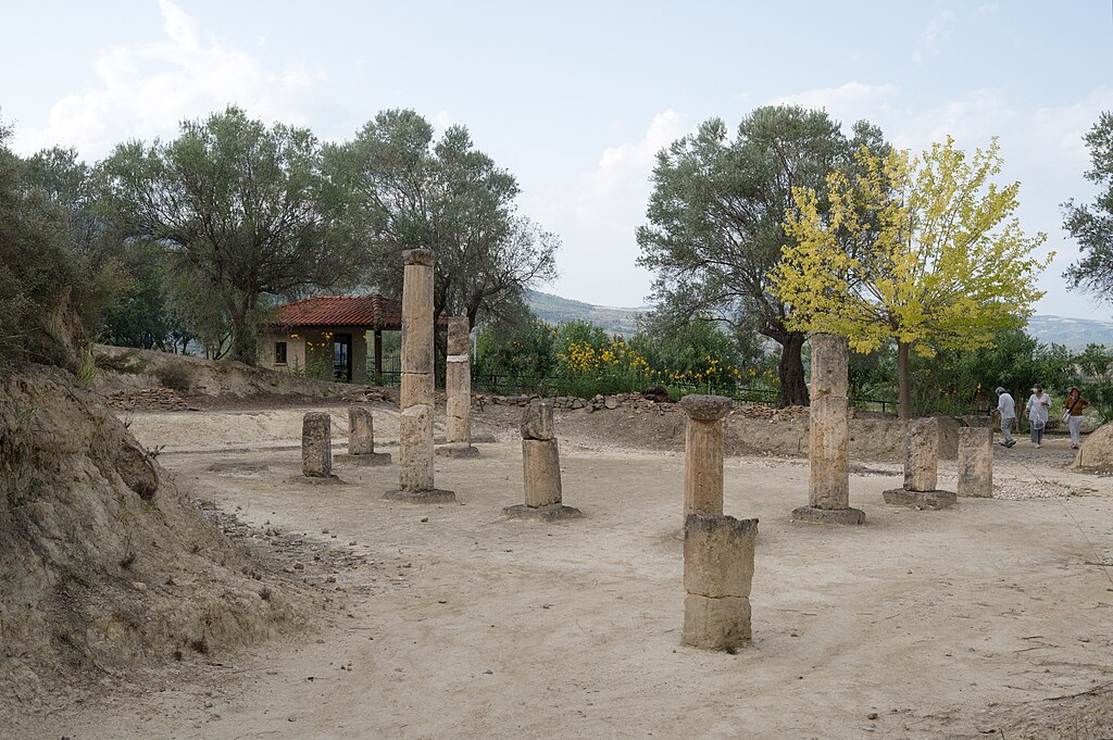 Apodytérion. Nemea, blízko stadionu nemejských her. Kredit: Zde, Wikimedia Commons. Licence CC 4.0.