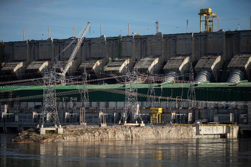 Belo Monte nyní, Kredit: Brazílie Mauro Pimentel AFP.