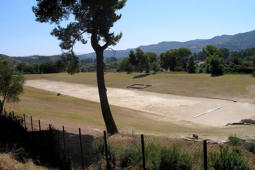 Stadion v Olympii, 5. a 4. století před n. l. Kredit: Lesekreis, Wikimedia Commons. Licence CC 3.0.