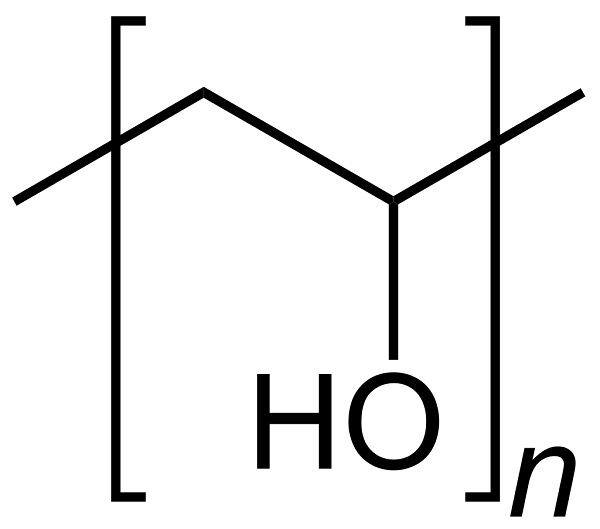 Polyvinylalkohol je syntetický polymer. Finálnímu produktu propůjčuje formu poddajné náplasti. Vytváří vrstvu, která drží jednotlivé jehličky v žádoucím směru. Díky pružnosti tohoto filmu se hroty jehel dají vtlačit do tkáně i v místech, kde netvoří 