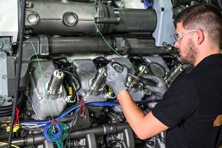 Metalový prototyp ve svůdném detailu. Kredit: Rolls-Royce.