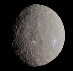 Trpasličí planeta Ceres. Kredit: Justin Cowart / Wikimedia Commons.