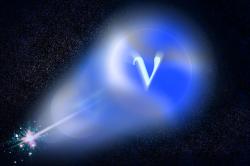 Kdy se dočkáme neutrinového laseru? Kredit: Jose-Luis Olivares, MIT; iStock, CC BY-NC-ND 4.0.