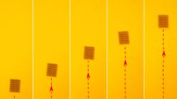 Metajet ozářený laserem. Kredit: Shoufeng Lan.