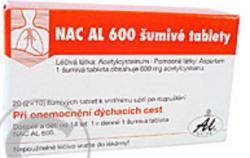 NAC AL 600 ŠUMIVÉ TABLETY na Lekarna.cz seženete za 159 Kč  a ušetříte 11 % (19 Kč)