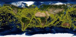 Pohyb lodí za jediný den – 29. července 2010
Zdroj: https://www.nasa.gov/