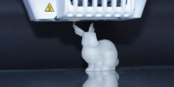 3D tištěný králík s DNA věcí. Kredit: ETH Zurich / Julian Koch.