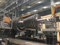 V lednu 2021 proběhlo převzetí prvních části turbíny Arabelle pro strojovnu prvního bloku elektrárny Akkuya (zdroj GE Steam Power).
