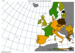 Emisi oxidu uhličitého lze průběžně sledovat na stránkách na stránkách https://electricitymap.tmrow.co/ . Takto vypadá situace v době, kdy je situace pro Německo ideální, ráno po Silvestru je minimální spotřeba a docela dost fouká.