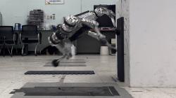 Robotický parkour. Kredit: Hyeongjun Kim.