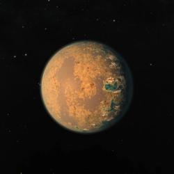 Umělecká představa exoplanety v systému Aquarius TRAPPIST-1. (Kredit: NASA/JPL, volné dílo). Umělecká představa exoplanety v systému Aquarius TRAPPIST-1. (Kredit: NASA/JPL, volné dílo).