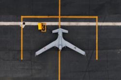 Baykar K2 na ranveji. Kredit: Baykar / Youtube. Baykar K2 na ranveji. Kredit: Baykar / Youtube.