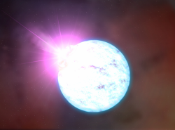 Neutronová hvězda nebo klubko těstovin? Kredit: NASA.