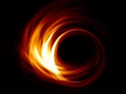 Supermasivní černá nebo červí díra? Kredit: Event Horizon Telescope/Hotaka Shiokawa.