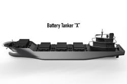 Prototyp Battery Tanker X. Kredit: PowerX.