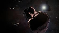 Sonda New Horizons mohla prozkoumat zatím nejvzdálenější podrobně studovaný objekt ve Sluneční soustavě Ultima Thule pouze díky využití radionuklidových zdrojů elektřiny (zdroj NASA).