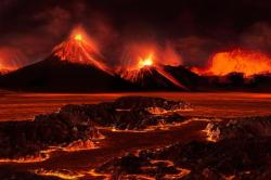(Téměř) fatální erupce LIP na konci permu. Kredit: José-Luis Olivares/MIT