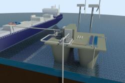 Flexibilní systém může využít stávající zařízení pro zpracování mořské vody. Kredit: MIT.