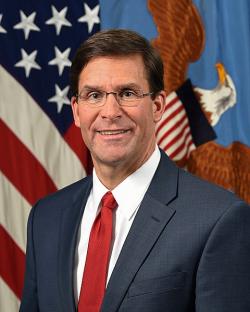 Úřadující šéf Pentagonu Mark Esper. Kredit: Monica King / Wikimedia Commons.