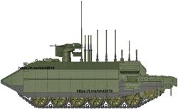 Velitelské vozidlo. Kredit: btvtinfo / Defence Blog.