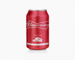 Budweiser z první autonomní várky plechovek. Kredit: Otto.