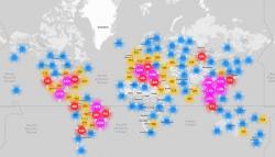 Botnet Mirai, říjen 2017. Kredit: Incapsula.