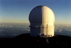 Canada–France–Hawaii Telescope. Kredit: Marcel VanDalfsen / Wikimedia Commons.