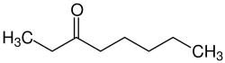 3-oktanon – těkavý keton, kterým houba svou kořist zabíjí. Kredit: volné dílo