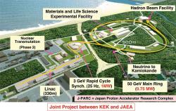 Komplex J-PARC. Kredit: Shoji Nagamiya / Wikimedia Commons.