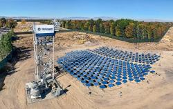 Termosolární elektrárna společnosti Heliogen v Kalifornii. Kredit: Heliogen.