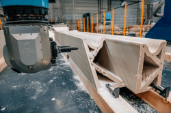 Factory of the Future 1.0 v akci. Kredit: University of Maine.