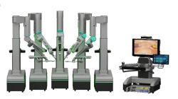 Robotický chirurg SSI Mantra 3. Kredit: SS Innovations.