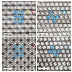 Alotropy boru v nanometrovém rozlišení. Kredit: Chen et al. (2026), Nature Chemistry. Alotropy boru v nanometrovém rozlišení. Kredit: Chen et al. (2026), Nature Chemistry.