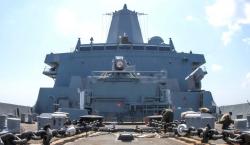 Systém LWSD Mark 2 MOD 0 na palubě USS Portland. Kredit: US Navy.