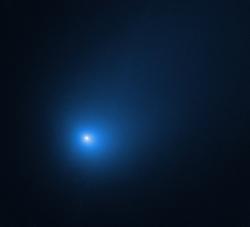 Kometa Borisov, prosinec 2019. Kredit: NASA, ESA, and D. Jewitt (UCLA) / Wikimedia Commons.