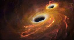 Co kdyby se střetla černá díra s červí dírou? Kredit: NASA.