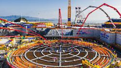 Začátek výstavby Ning-te 6 (zdroj CGN)