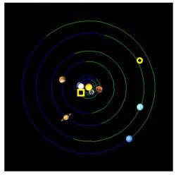 Solar System: Tue 1838 Mar 13 :00. Kredit: P. Kalenda.