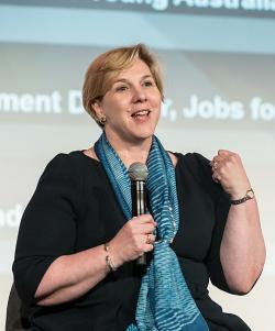 Robyn Denholm. Kredit: CeBIT Australia.