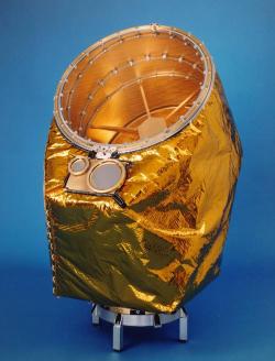 Přístroj CDA (Cosmic Dust Analyzer). Zdroj: http://saturn.jpl.nasa.gov/